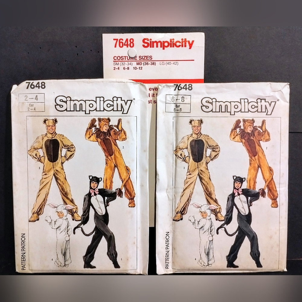 Vintage Simplicity #7648 Sewing Patterns/ Uncut/ NOS